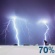 Tuesday Night: Showers and thunderstorms likely before 8pm, then showers and thunderstorms likely. Cloudy, with a low around 67. South wind around 5 mph. Chance of precipitation is 70%. New rainfall amounts between a half and three quarters of an inch possible. Tuesday Night: Showers And Thunderstorms Likely